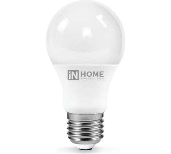 IN HOME Лампа 25W 3000K E27 230V 2250lm LED-A65-VC 4690612024066-1 - фото 28846