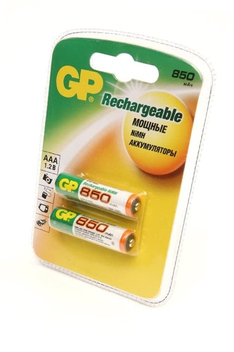 GP Аккумулятор GP 85AAAHC-UC2 HR03 BL2 850mAh 4232 - фото 30069