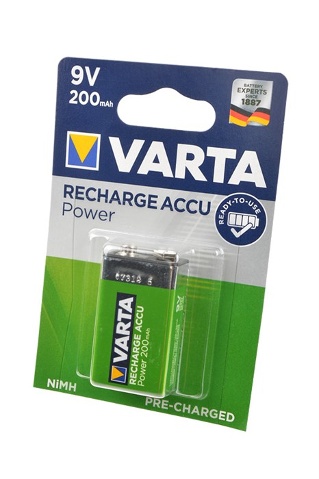 VARTA Аккумулятор 56722 Ready 2 Use 9V 200мАч BL1 16395 - фото 30403