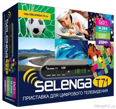 SELENGA Приставка для цифрового телевидения стандарта DVB-T2 T71 v - фото 30517