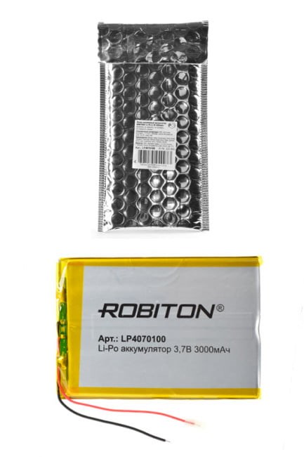 ROBITON Аккумулятор  LP4070100 3.7В 3000мАч PK1 322-866 - фото 31206