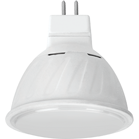 ECOLA лампа MR16 GU5.3 (10W) 2800K 220V 51x50 матовая Premium M2UW10ELC - фото 31603