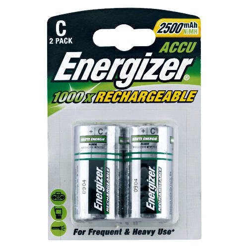 Аккумулятор Energizer R14 2500mAh Ni-MH BL2 39ZXSJJaiyM5IKBw9b9Rz0 - фото 32402