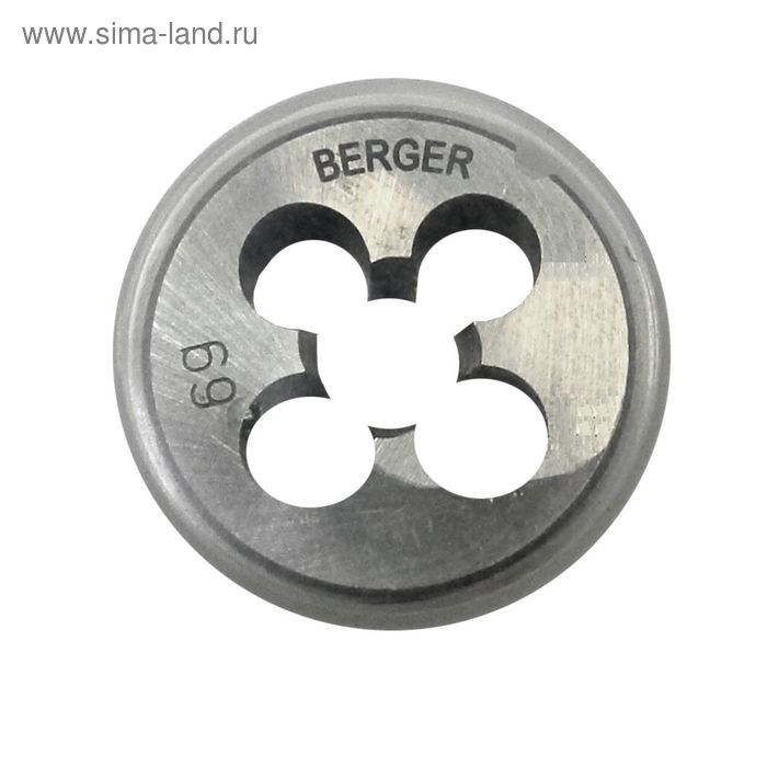 BERGER Плашка метрическая 6х1,0 мм BG1004 2801630 9781051 - фото 32661