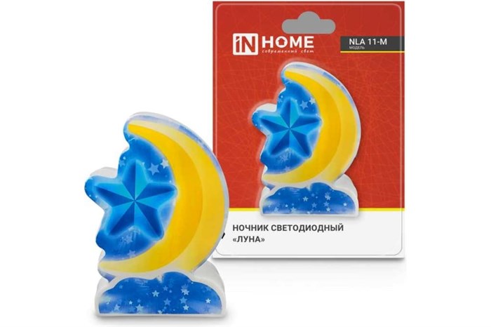 IN Home Ночник светодиодный NLA 11-M ЛУНА с выкл 230В 036632 - фото 33058