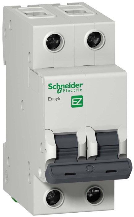 Schneider Electric Выключатель автоматический модульный 2п C 20А 4.5кА EASY 9 EZ9F34220 - фото 33089