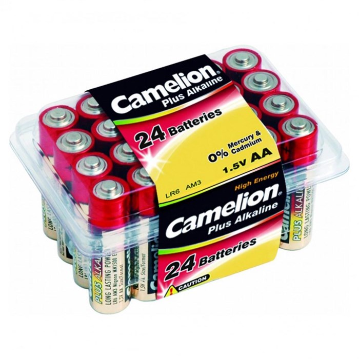 Camelion Элемент питания ALKALINE PLUS 6752, LR6, АА, 1.5В, 2700 мАч 06752 - фото 34236