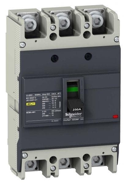 Schneider Electric Выключатель авт. 3п EZC250F 160А 18кА EZC250F3160 - фото 35629