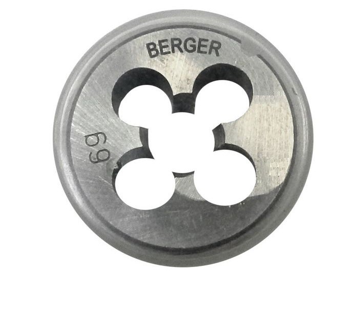 BERGER Плашка метрическая 10х1,25мм. BG1007 BG1007 2801621 - фото 35631