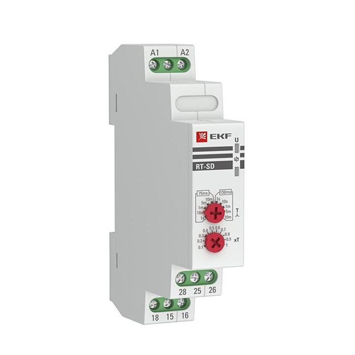 EKF PROxima Реле времени RT-SD 12-240В (для двигателей "звезда-треугольник") rt-sd-12-240 - фото 35667