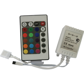 Ecola LED strip RGB IR controller  6A 72W 12V (144W 24V) с инфракрасным пультом управления  [CRS072ESB.] CRS072ESB - фото 36599