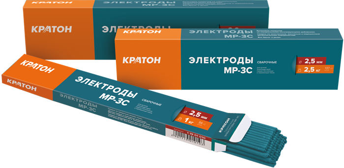 Кратон Электрод для дуговой сварки 3,2 мм, 1 кг (MP-3C) 1 19 01 012 - фото 36808