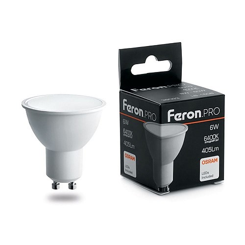 Feron.PRO Лампа светодиодная LB-1606 G10 6W 6400K OSRAM LED 38088 - фото 37332