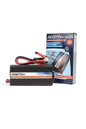 ROBITON Инвертор 24V-220V R500/24V 500W с USB выходом (24В) 13202 - фото 37496