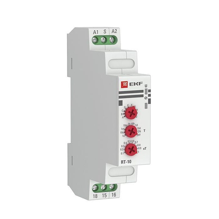 EKF PROxima Реле времени RT-10 12-240В (10 устанавл. функц.) rt-10-12-240 - фото 38755