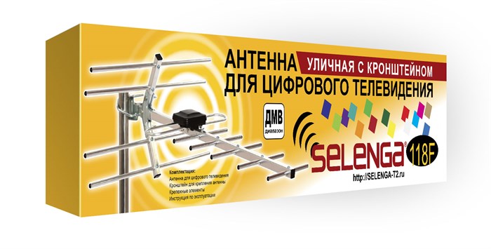 SELENGA антенна пассивная 118F (DVB-T2) с кронштейном 2432 - фото 39812