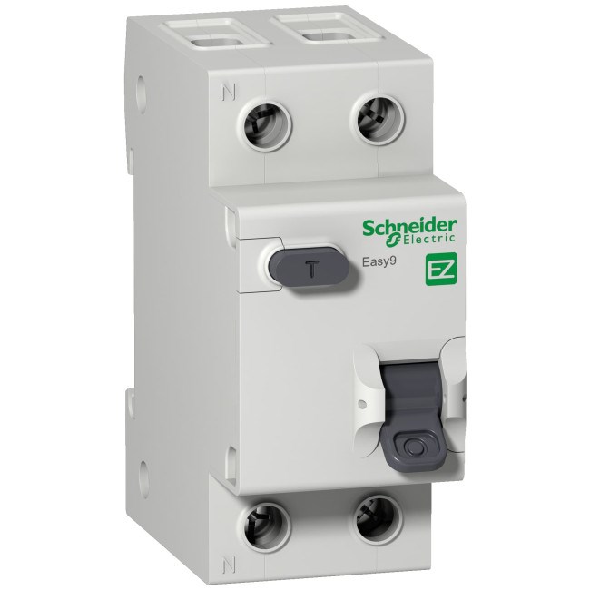 Schneider Electric Выключатель автоматический дифференциального тока 2п (1P+N) C 32А 30мА тип AC 4.5кА EASY 9 2мод. EZ9D34632 - фото 39952