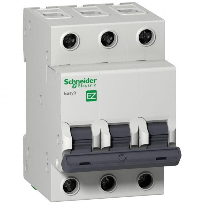 Schneider Electric Выключатель автоматический модульный 3п C 40А 6кА EASY9 =S= 230В EZ9F56340 - фото 40371