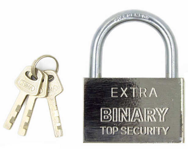 BINARY RUITAI PADLOCK Замок навесной металлический 90 мм 3090 SP-03058 9732 - фото 40594