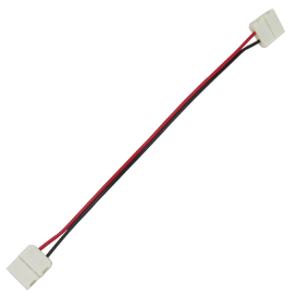 Ecola LED strip connector соед. кабель с двумя 2-х конт. зажимными разъемами 10mm 15 см. SC21C2ESB - фото 41546