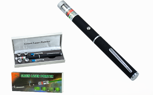 Ручная лазерная указка green laser pointer 4-режима SP-04567 - фото 42308