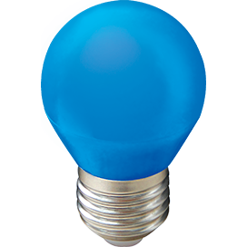 Ecola globe LED color 5,0W G45 220V E27 Blue шар Синий матовая колба 77x45 K7CB50ELB - фото 42806