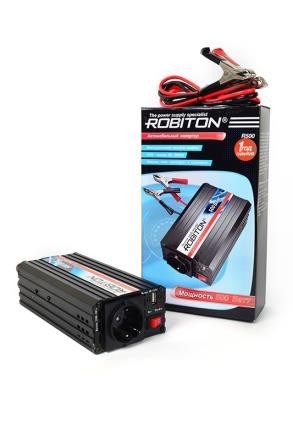 ROBITON Инвертор 12V-220V R500 500W с USB выходом 12172 - фото 43996