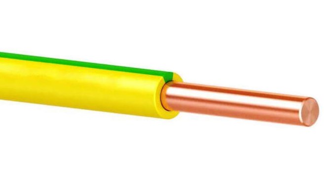 Провод ПВ-1 1х6мм Желто-зеленый wfxXo21Ij4Sz8cfcFmp0I0 - фото 44301
