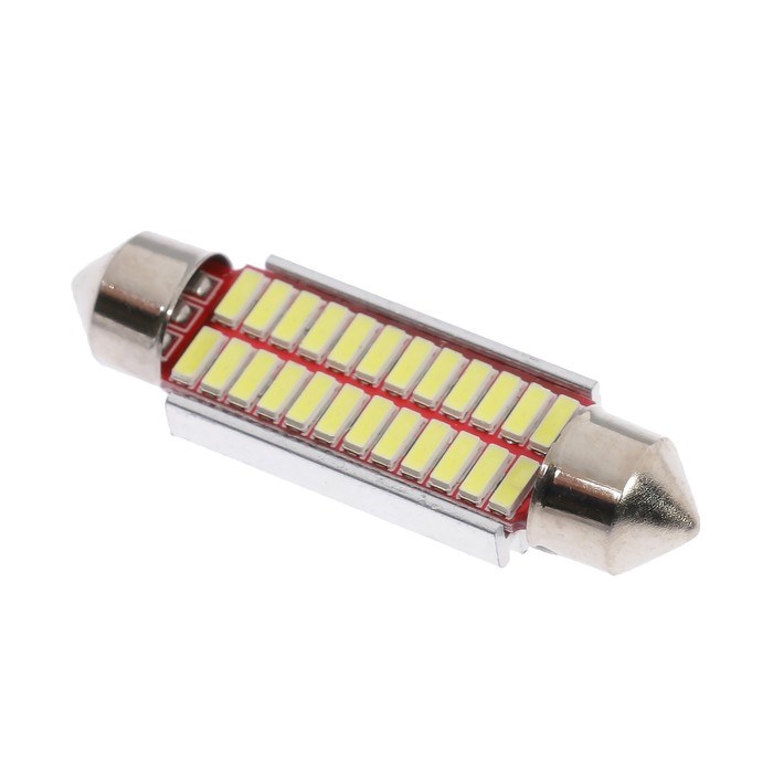 Cartage Светодиодная лампа для автомобиля, 5W, 12 В, 22 SMD, 41 мм, свет белый 4449978 - фото 45942