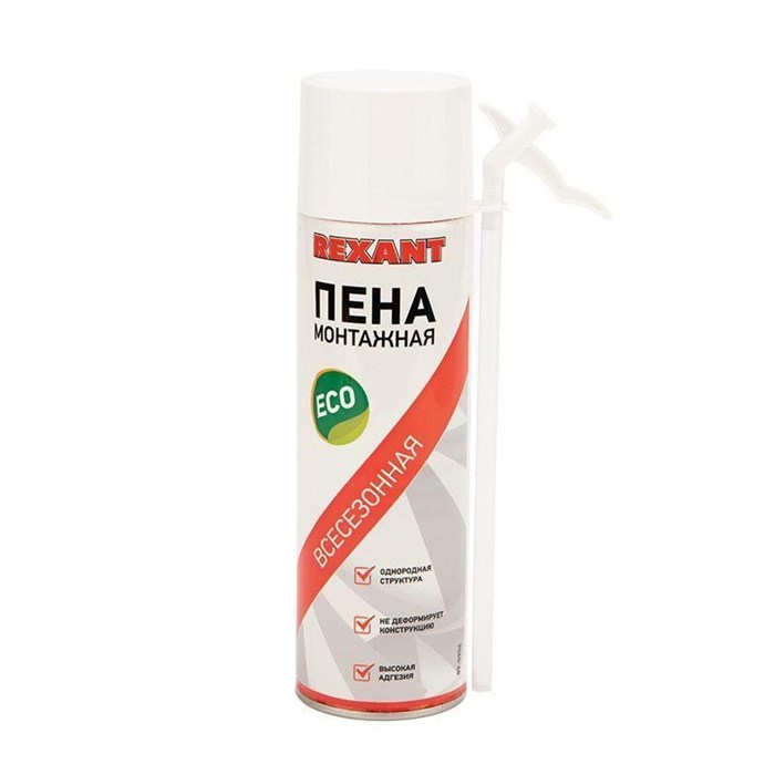REXANT Пена монтажная всесезонная с трубочкой 40 л eco 89-0906 - фото 46014