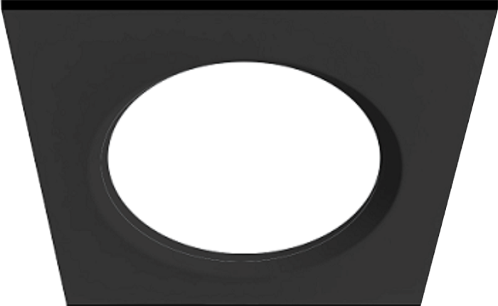 EKS LED панель PRACTIC квадрат чёрная, 9W, 4200К, 680Лм, 120*90*35 мм 0У-00002012 - фото 46233