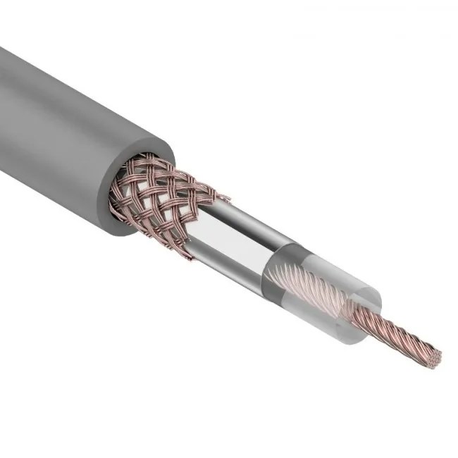 REXANT Кабель коаксиальный RG-58 A/U, 50 Ом, Cu/Al/Cu, 64%, серый 01-2002 - фото 46458