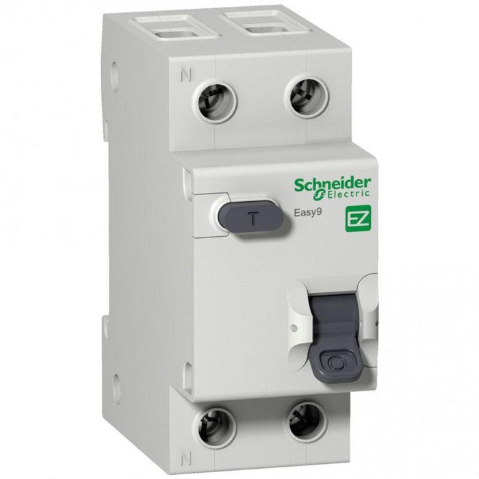 Schneider Electric Выключатель автоматический дифференциального тока 2п (1P+N) C 40А 30мА тип AC 4.5кА EASY9 2мод. EZ9D34640 C9D34640 - фото 46486