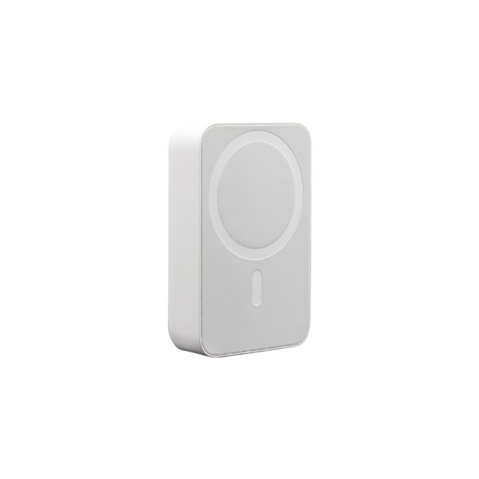 REXANT Портативное беспроводное зарядное устройство Power Bank (аккумуляторная батарея) 10000 mAh, MagSafe, белое 30-2054 - фото 46739
