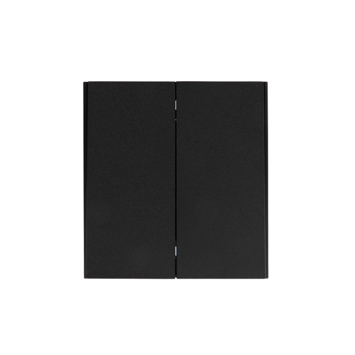 KRANZ Выключатель STRONG 2 кл 10А с/у антрацит KR-78-0706-5 - фото 46758
