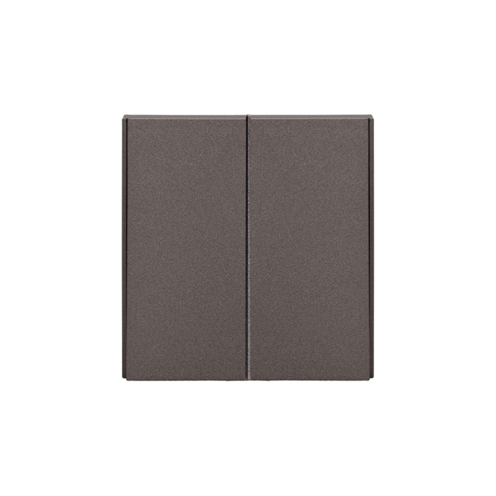 KRANZ Выключатель STRONG 2 кл 10А с/у графит KR-78-0706-6 - фото 46759