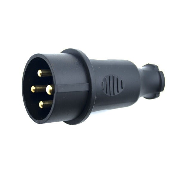 Standart-Luxе Силовая брызгозащитная вилка IP44 4*32А YK412P - фото 46947