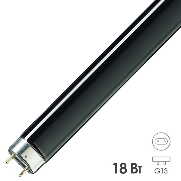 Foton Лампа ультрафиолетовая T8 18W BLB Triphosphor G13, 590mm 25215 - фото 47137