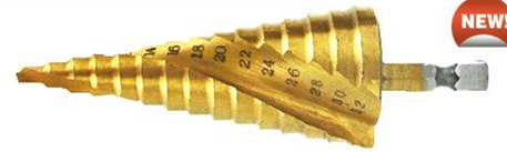 Sata Ступенчатое сверло по металлу из быстрорежущей стали 6542 , 4-32 мм 99213TS