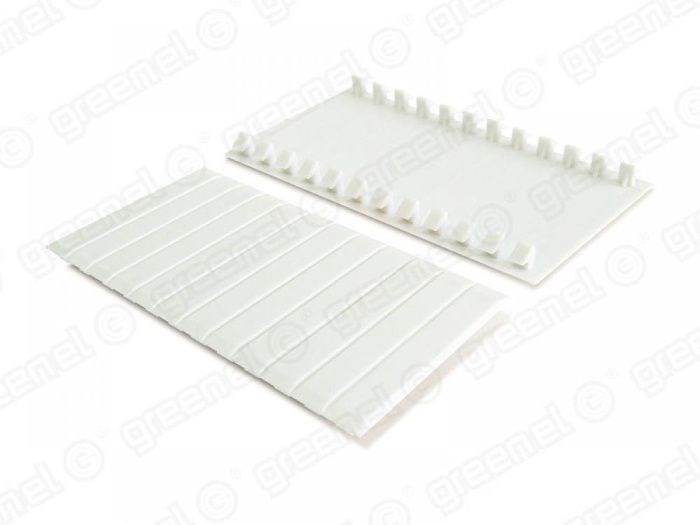 GREENEL Заглушка для щитов под автоматы, 6-ти местная, БЕЛЫЙ GE60001-01 - фото 47298