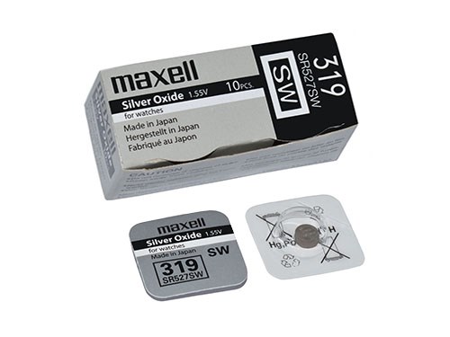 Maxell Батарейка 319 (SR527SW) BL1 132200 - фото 47359