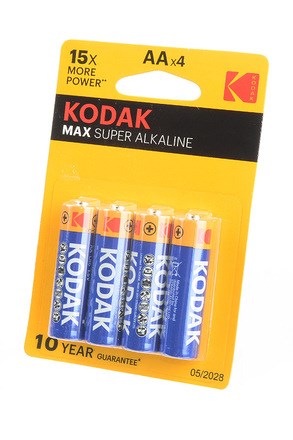 Kodak MAX Super Элемент питания AA Alkaline LR6 BL4 12040