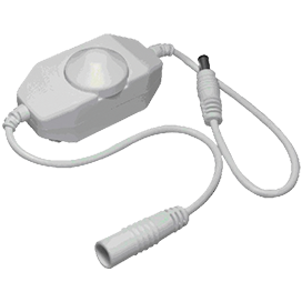 Ecola LED strip Dimmer 6A 72W 12V на проводе с ручкой для управления CDM06AESB - фото 47452