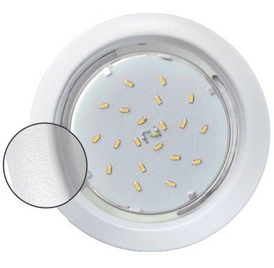 Ecola GX53 H4 светильник встраив. без рефл.  Белый матовый 38x106 - 10 pack (кd102) SW5310ECB - фото 47458