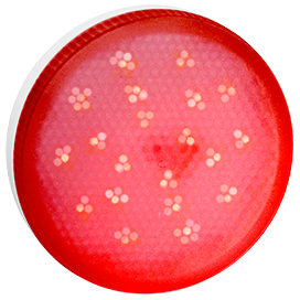 Ecola GX53 LED color 8,0W Tablet 220V Red Красный матовое стекло (композит) 28x74 T5TR80ELC - фото 47469