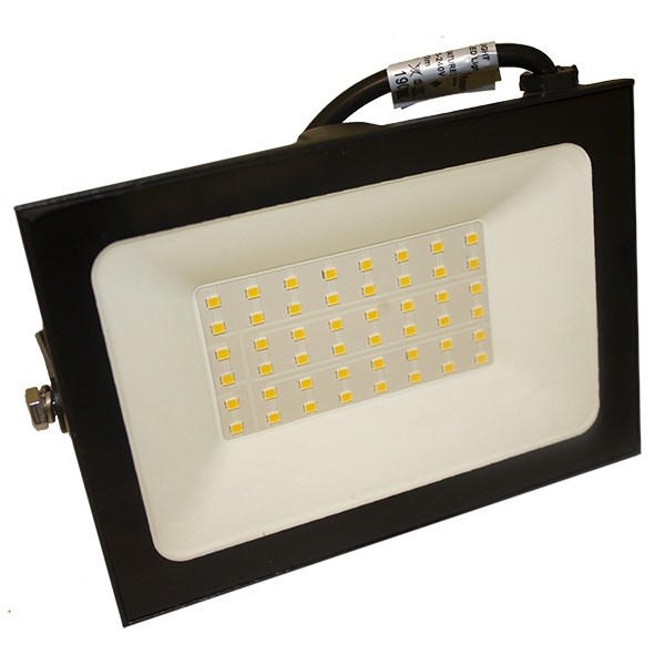 FOTON прожектор светодиодный 50W 4200K Black 4250lm AC230V IP65 FL-LED Light-PAD 24086-1 - фото 47530