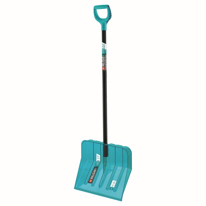 Palisad Лопата для уборки снега,поликарбонат,460х400х1400мм,алюминиевый черенок,ПВХ оплетка, LUXE 61690