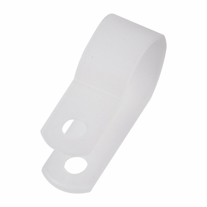REXANT Скоба под винт 16мм, белая (50 шт/уп) 07-4416