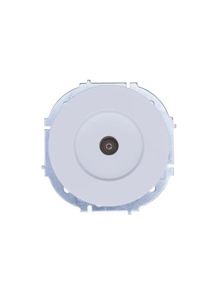 Lezard OSEN Розетка ТВ оконечная белая 743-0288-130