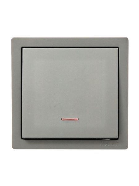 Lezard LETO Выключатель с подсветкой платина 752-3500-111